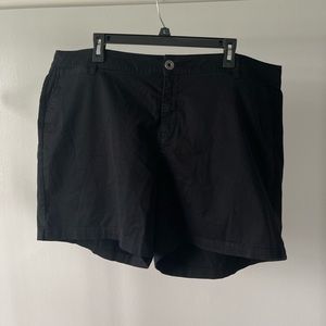 Lane Bryant everyday casual black comfy Shorts